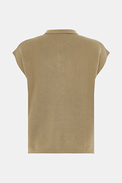KHAKI POLO NECK TRICOT 8