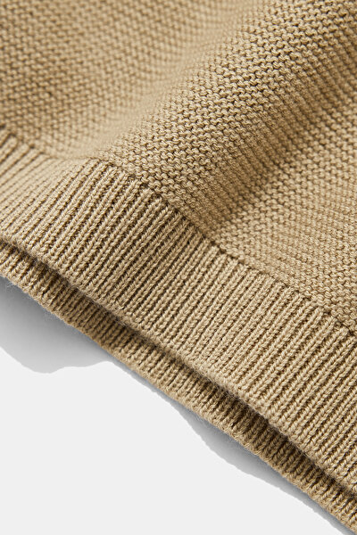 KHAKI POLO NECK TRICOT 10