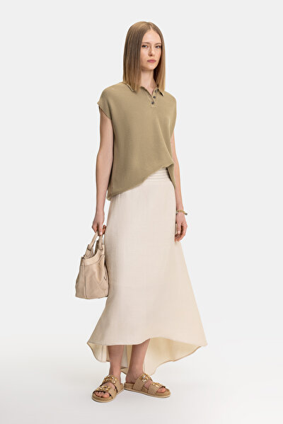 KHAKI POLO NECK TRICOT 5