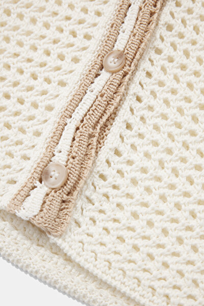 BEIGE PIPING TRICOT 10