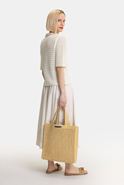 BEIGE PIPING TRICOT 5