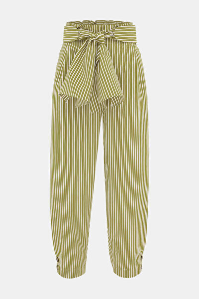 ECRU STRIPED TROUSERS 3