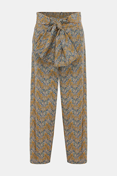 MULTICOLOR FLORAL PATTERN TROUSERS 3