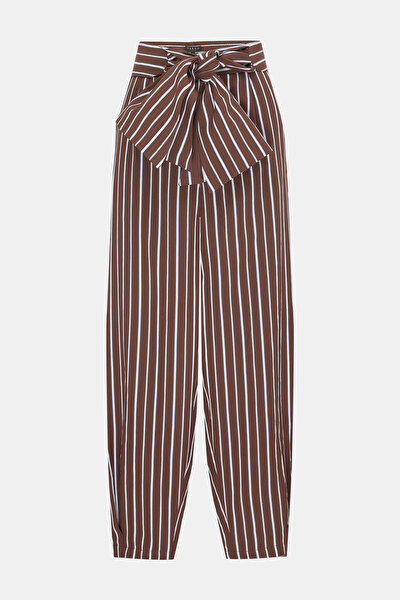 ECRU STRIPED TROUSERS 3