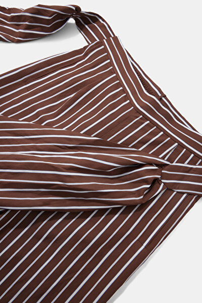 ECRU STRIPED TROUSERS 5