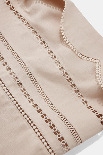 BEIGE SLEEVELESS SHORT DRESS 3