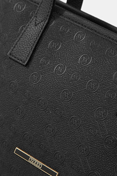 BLACK MONOGRAM BAG 5