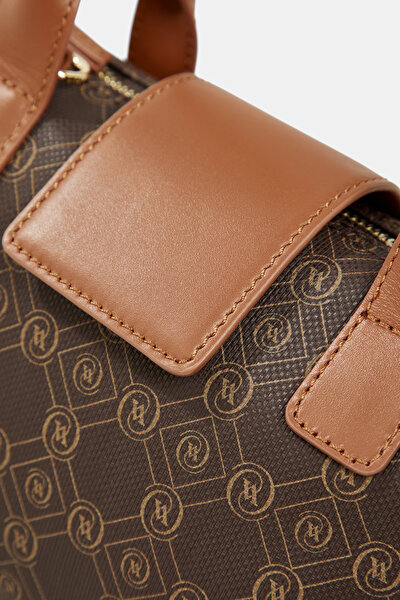 CAMEL MONOGRAM BAG 5