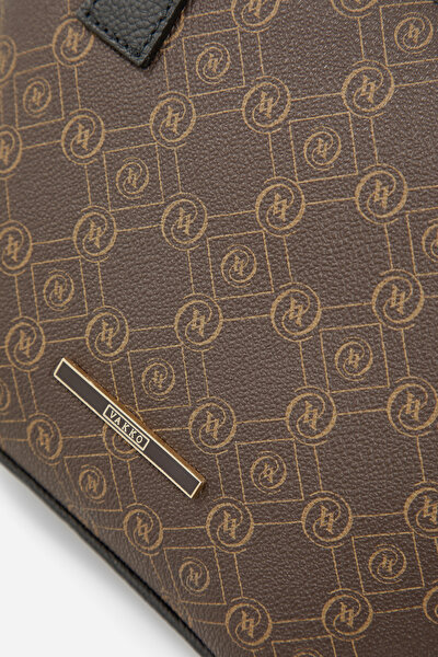 BLACK MONOGRAM BAG 5