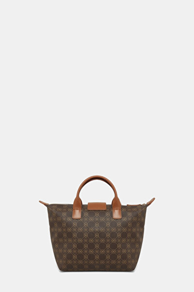 CAMEL MONOGRAM BAG 4