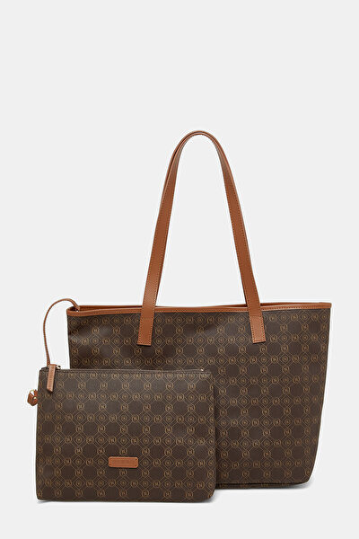 CAMEL MONOGRAM BAG 4