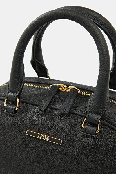 BLACK MONOGRAM BAG 5