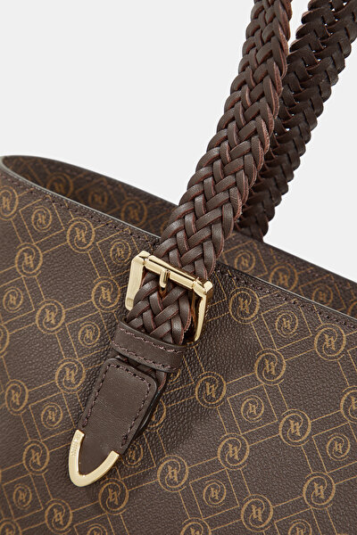 BEIGE MONOGRAM BAG 5