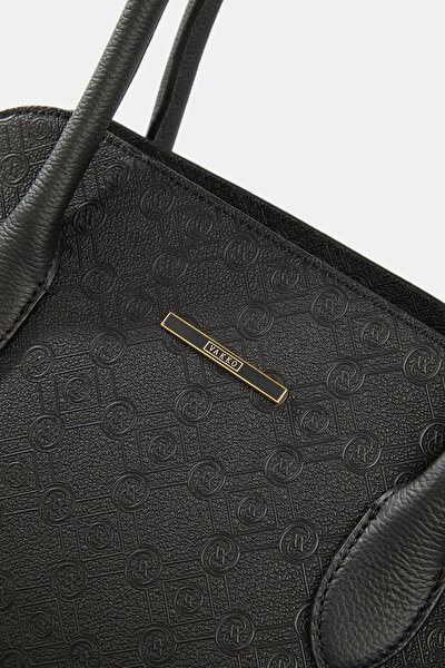 BLACK MONOGRAM BAG 4