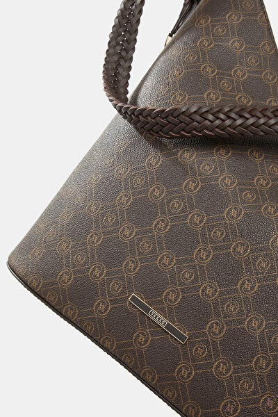 BEIGE MONOGRAM BAG 4