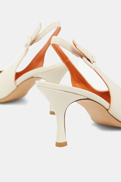 ECRU LEATHER SHOE 5