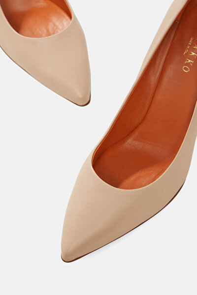 BEIGE LEATHER SHOE 4