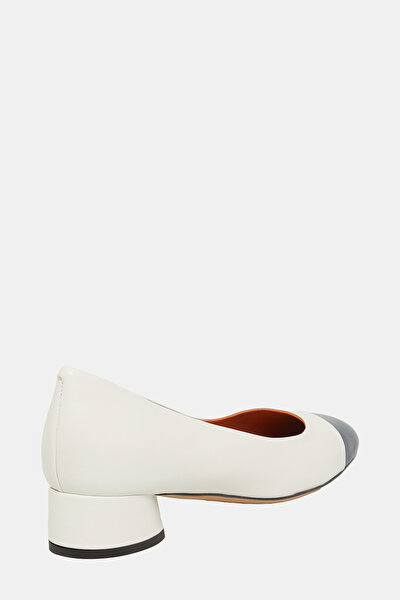 ECRU LEATHER SHOE 3