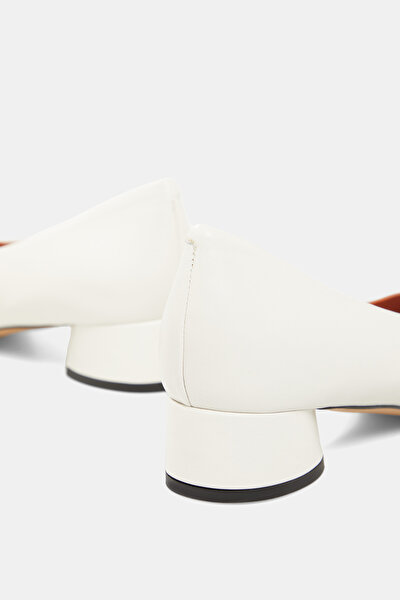 ECRU LEATHER SHOE 5