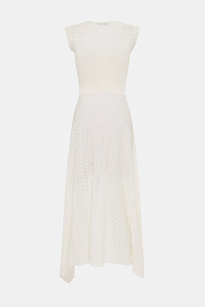 ECRU SLEEVELESS DRESS 8