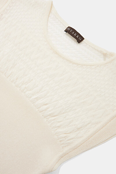 ECRU SLEEVELESS DRESS 9