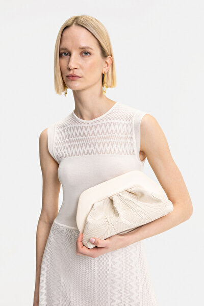 ECRU SLEEVELESS DRESS 4