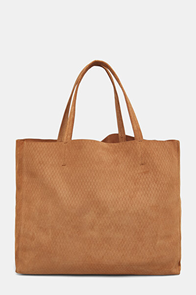TAN MONOGRAM LEATHER BAG 3