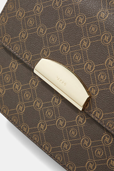 BEIGE MONOGRAM BAG 5