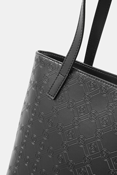 BLACK MONOGRAM BAG 5