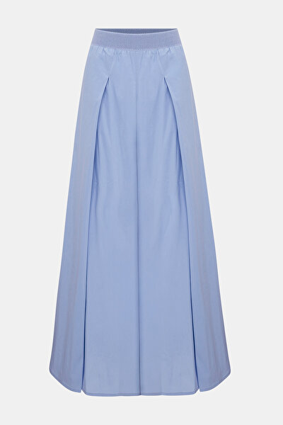 BLUE WIDE LEG TROUSERS 5