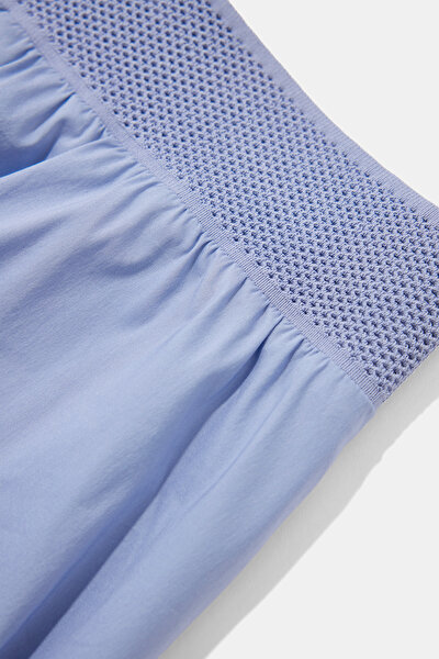 BLUE WIDE LEG TROUSERS 8