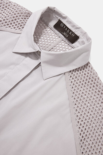 BEIGE SHORT SLEEVE DRESS 8