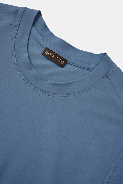 INDIGO BICYCLE COLLAR SHORT SLEEVE TSHIRT 3