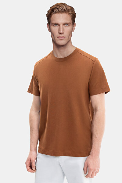 LIGHT CAMEL BICYCLE COLLAR SHORT SLEEVE TSHIRT 4
