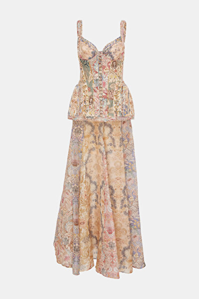 KREM ELBİSE 5