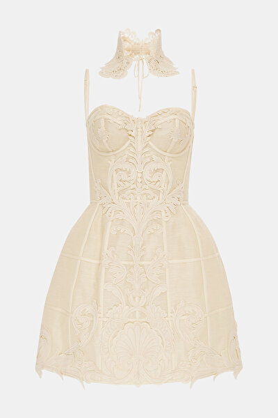 CREAM DRESS 4