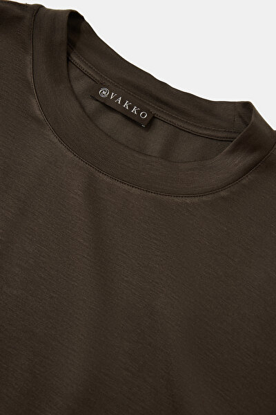 BROWN BICYCLE COLLAR LONG SLEEVE TSHIRT 3