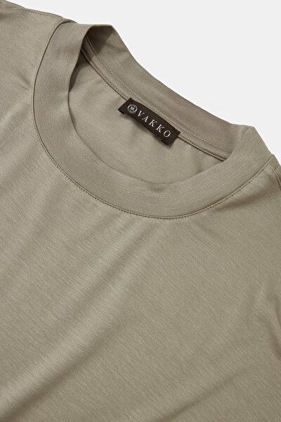 STONE COLOR BICYCLE COLLAR LONG SLEEVE TSHIRT 3