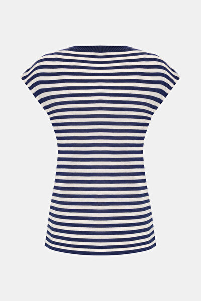 NAVY BLUE V NECK TRICOT 5