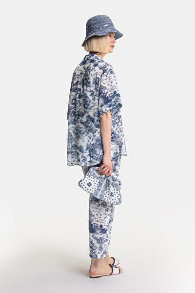 INDIGO SHORT SLEEVE SHIRT 5