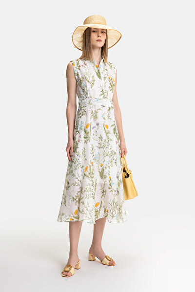 MULTICOLOR SLEEVELESS DRESS 5