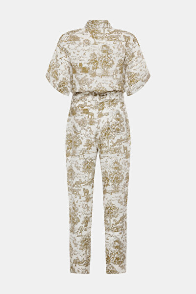 KHAKI SHORT SLEEVE JUMPSUIT 8