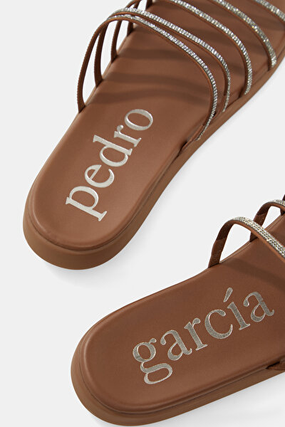 BROWN JEWELLED SLIPPER 5