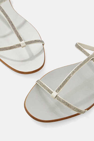 SILVER JEWELLED SLIPPER 4