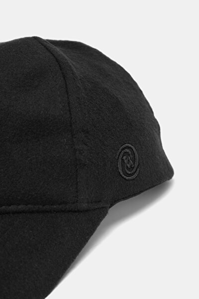 BLACK PLAIN FLANNEL HAT 3