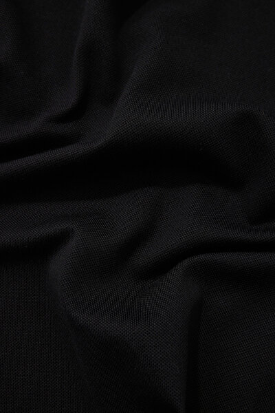 BLACK POLO NECK SHORT SLEEVE TSHIRT 4
