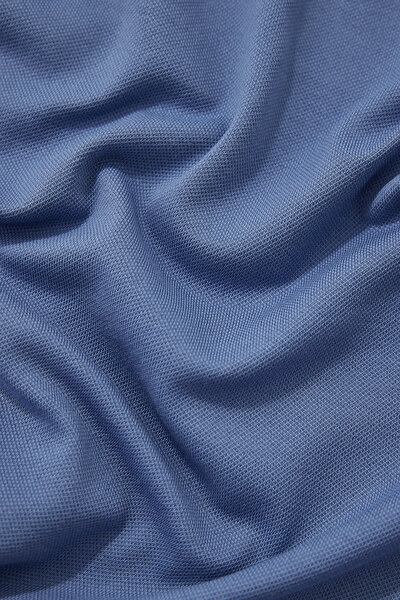INDIGO POLO NECK SHORT SLEEVE TSHIRT 9