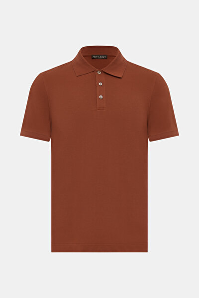 BRICK POLO NECK SHORT SLEEVE TSHIRT 5
