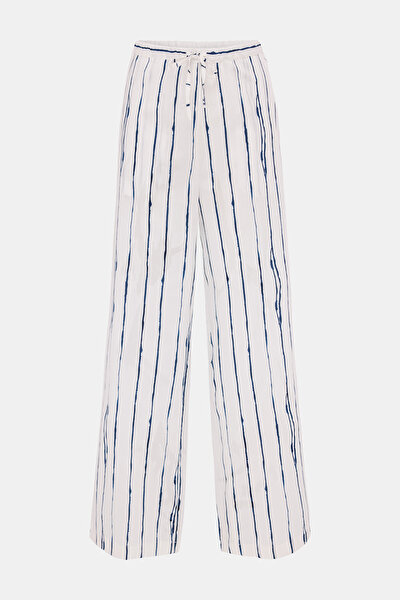 BLACK DESIGN FILLED STRAIGHT CUT TROUSERS 4