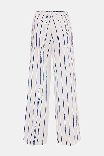 BLACK DESIGN FILLED STRAIGHT CUT TROUSERS 5